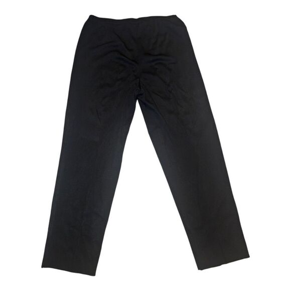 MING WANG Black Straight Leg Pant - Size 1X - Picture 1 of 6